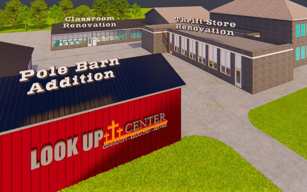 Rendering for Look Up Center
